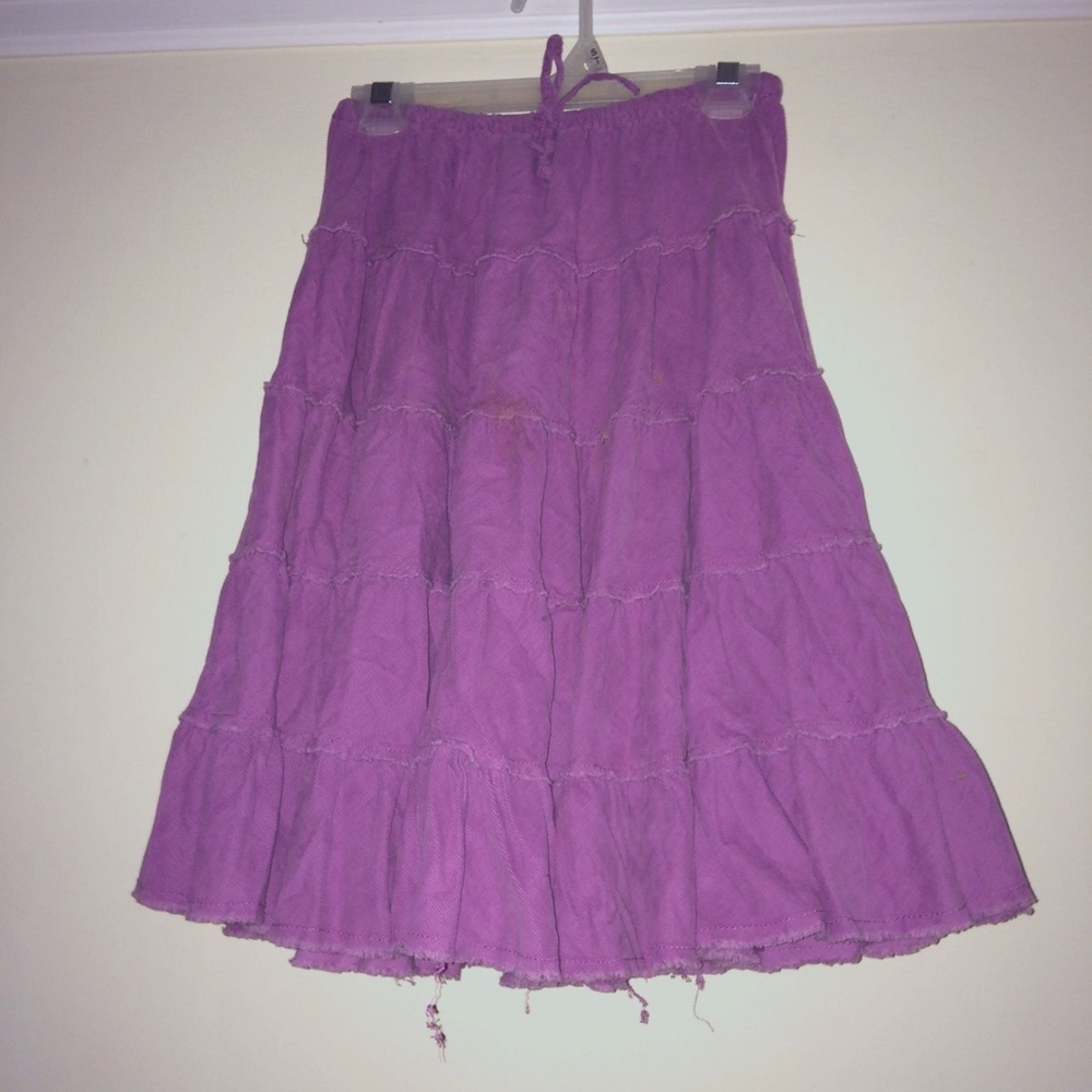 Girls corduroy tiered skirt PLAY